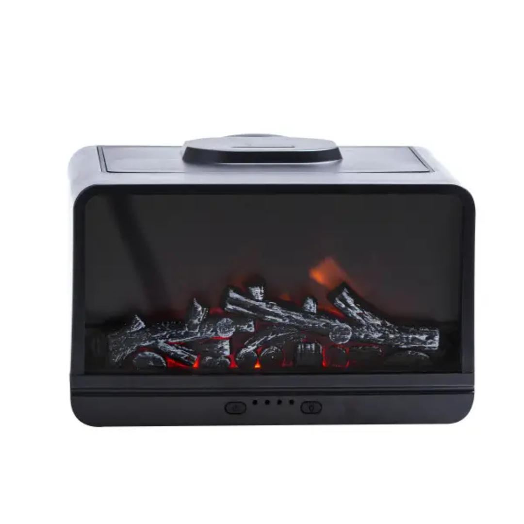 Зволожувач повітря Камін з підсвічуванням 300 мл Чорний - фото 3 Зволожувач повітря Камін з підсвічуванням 300 мл Чорний - фото 3