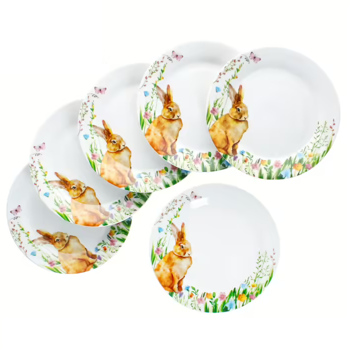Набор тарелок пасхальных MamboCat 6 пр.