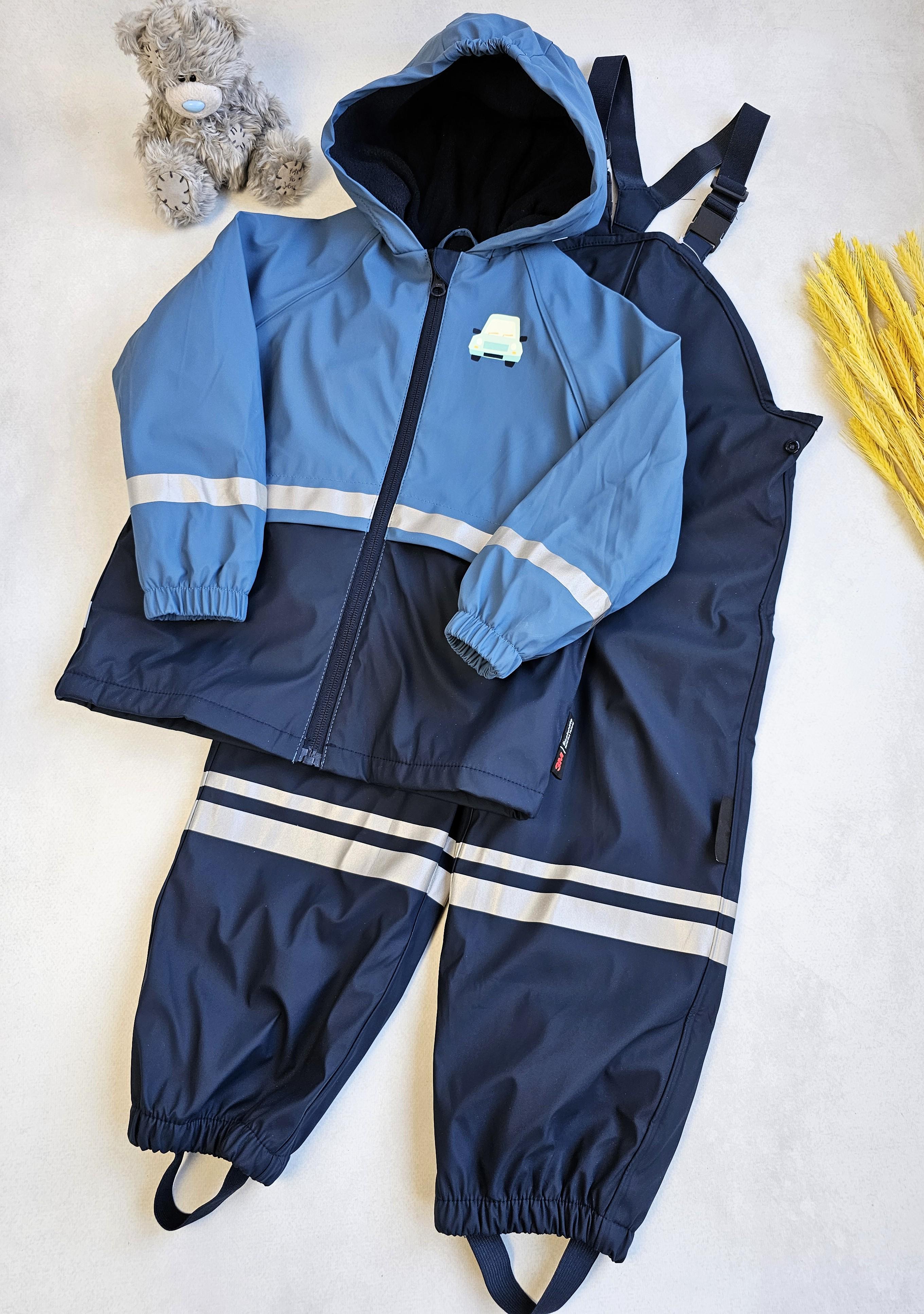 Дождевик детский Lupilu на флисе брудопруф 86-92 см (125749-1)