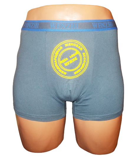 Трусы мужские Wenzhi 5811 3XL Серый