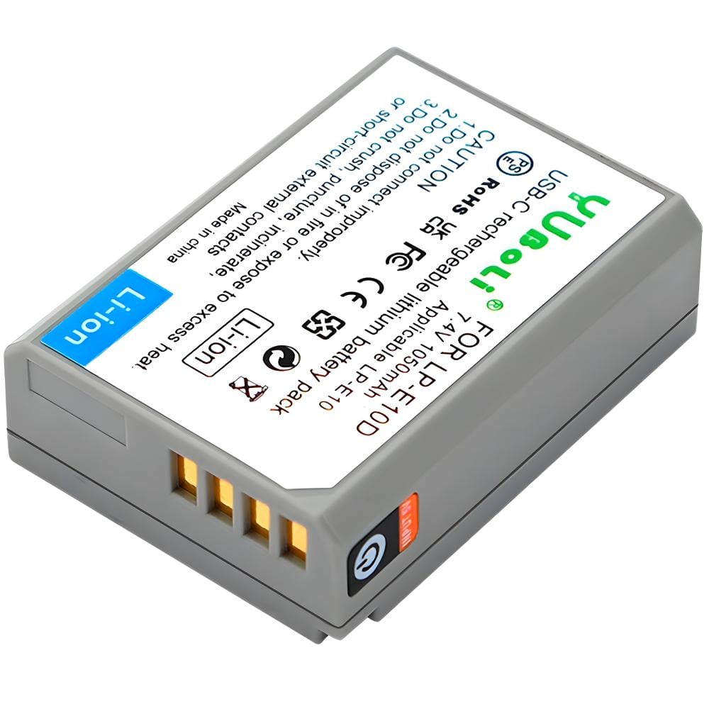 Аккумулятор LP-E10D Type-C 1050mAh с индикатором заряда (1015-982-00)