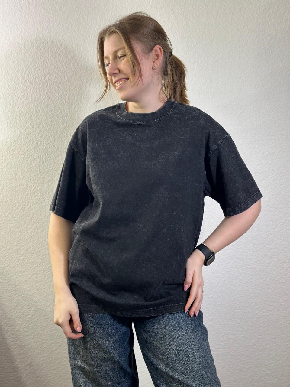 Футболка жіноча VivaVerba трикотаж one size р. 46-52 Чорний (23012 black)