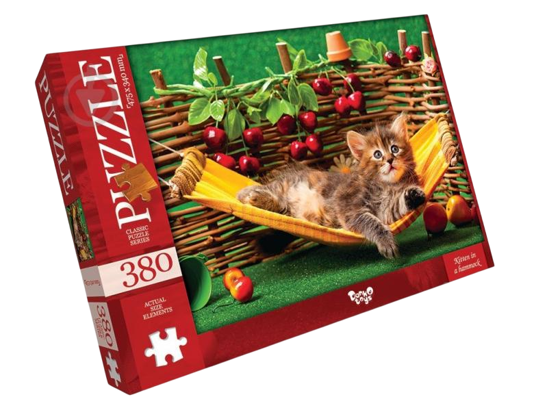 Пазли Danko Toys с.5 №8 Kitten in a hammock С500-05-08 380 ел.