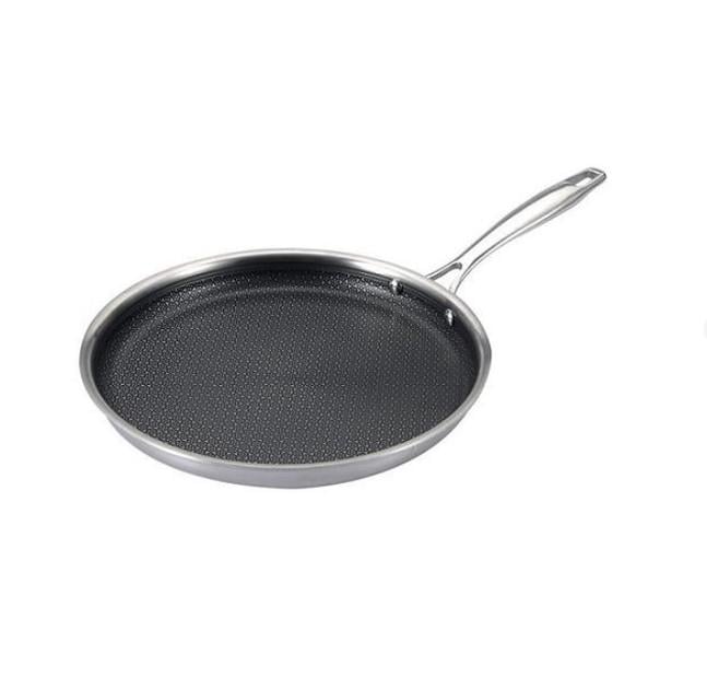 Сковорода млинцева Benson BN-592 з нержавіючої сталі для всіх плит 20 см