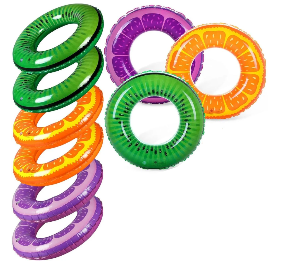Надувні круги для басейну та пляжу 9 шт. Надувні круги для басейну та пляжу 9 шт.