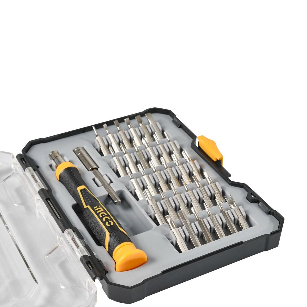 Отвертка прецизионная INGCO INDUSTRIAL с набором бит 32 шт. (HKSDB0348) - фото 2 Отвертка прецизионная INGCO INDUSTRIAL с набором бит 32 шт. (HKSDB0348) - фото 2
