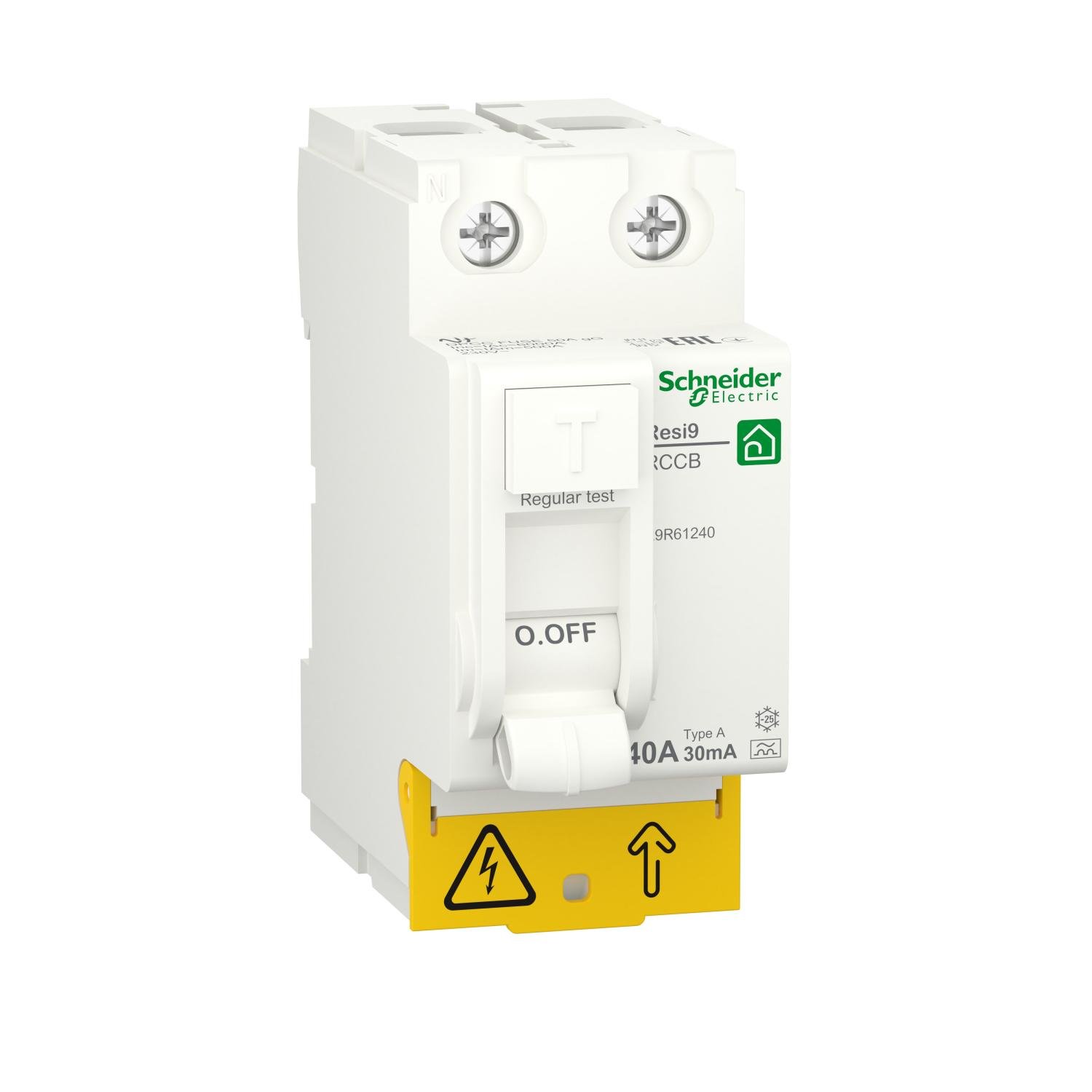 Дифференциальный выключатель нагрузки Schneider Electric Resi9 2P 40A 30mA А (R9R61240)