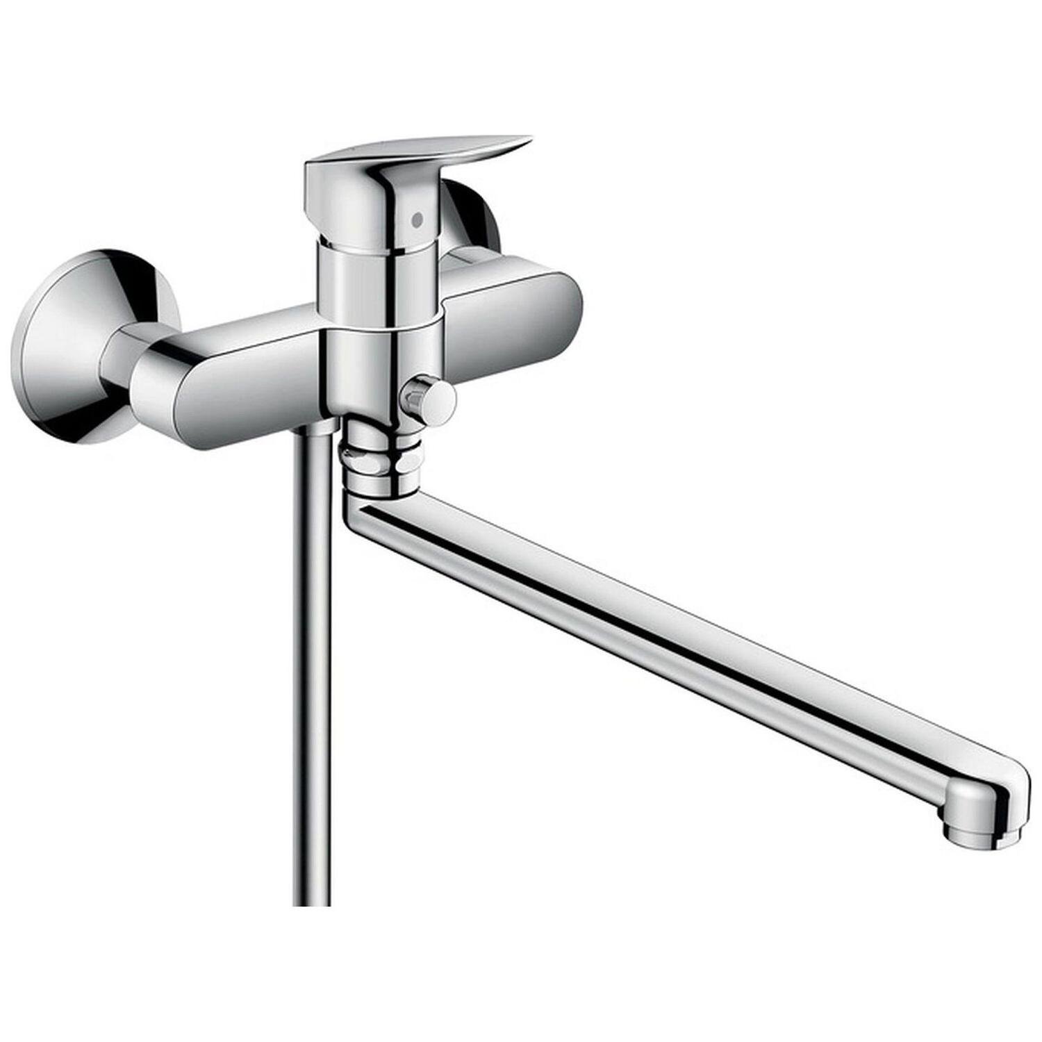 Cмеситель для ванны Hansgrohe LOGIS 71402000 однорычажный Хром (111926)