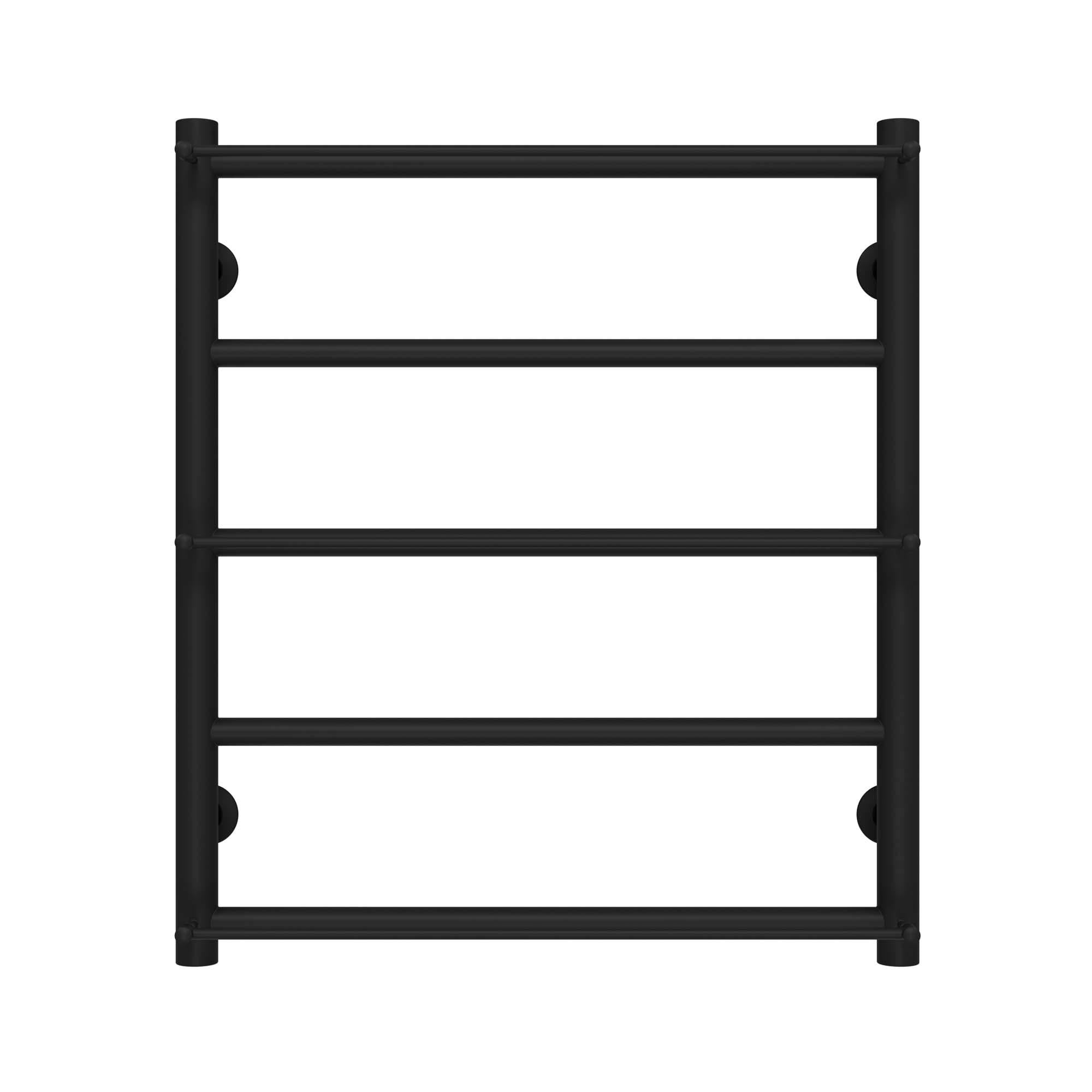 Полотенцесушитель водяной Deffi Ladder П5 боковое левое подключение нержавеющая сталь 500х600 мм Черный (C.LK.60.50.5.B.B)