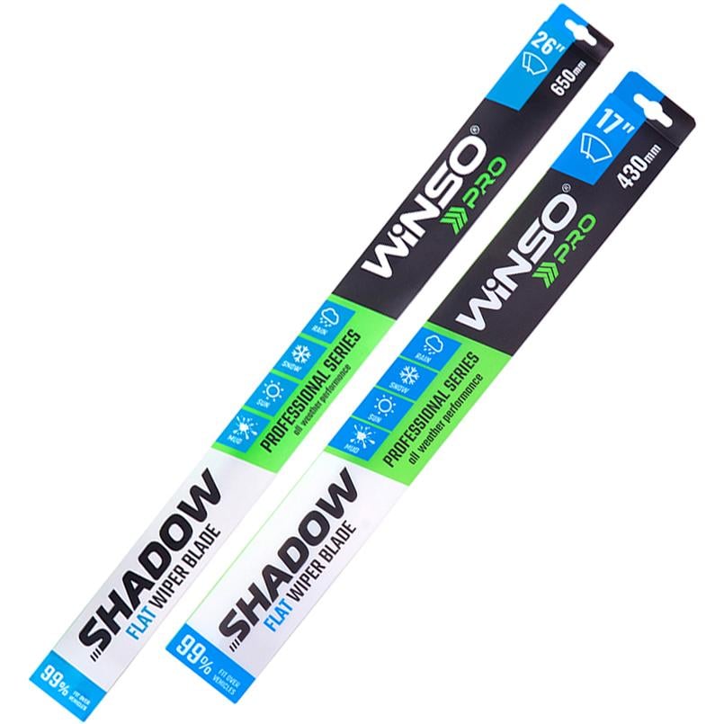 Комплект щеток стеклоочистителей бескаркасных Winso Pro Shadow для Honda CR-V 2016-2022