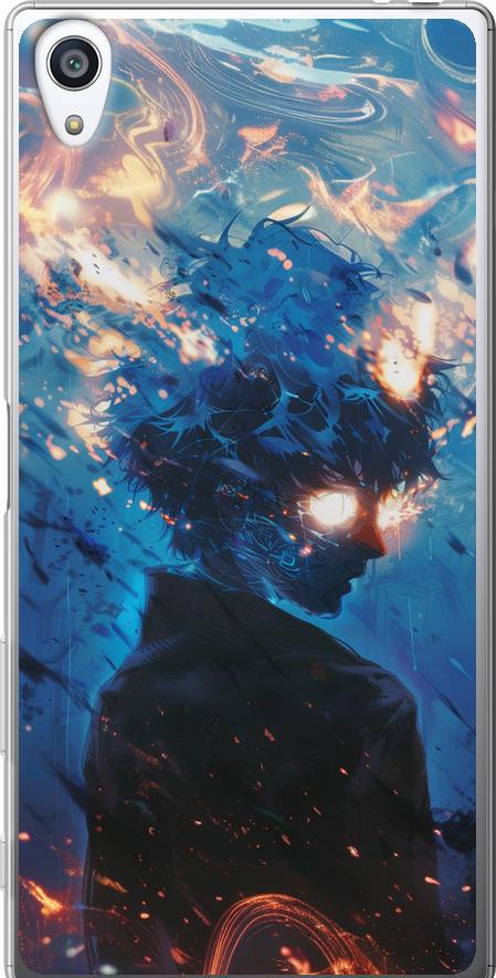 Чехол на Sony Xperia Z5 Premium E6883 Сатору Годжо (6129t-345-42517)