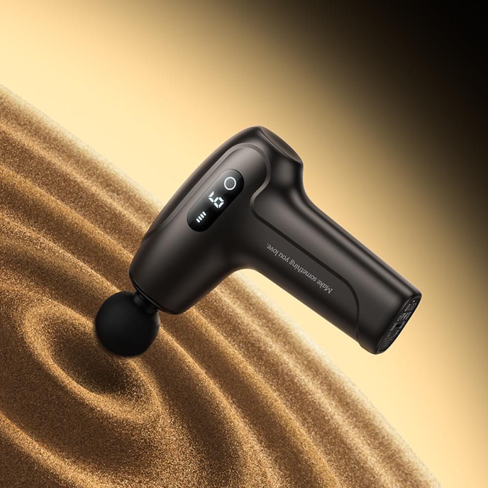 Масажер Hoco тригерних точок з 4 насадками Чорний (HP51) - фото 8 Масажер Hoco тригерних точок з 4 насадками Чорний (HP51) - фото 8