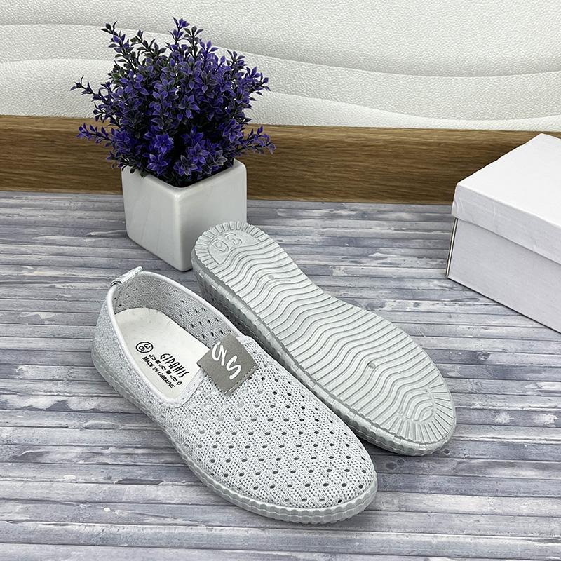 Мокасини жіночі Е-005260-1 25 см p. 38 Сірий (77143409) - фото 4 Мокасини жіночі Е-005260-1 25 см p. 38 Сірий (77143409) - фото 4