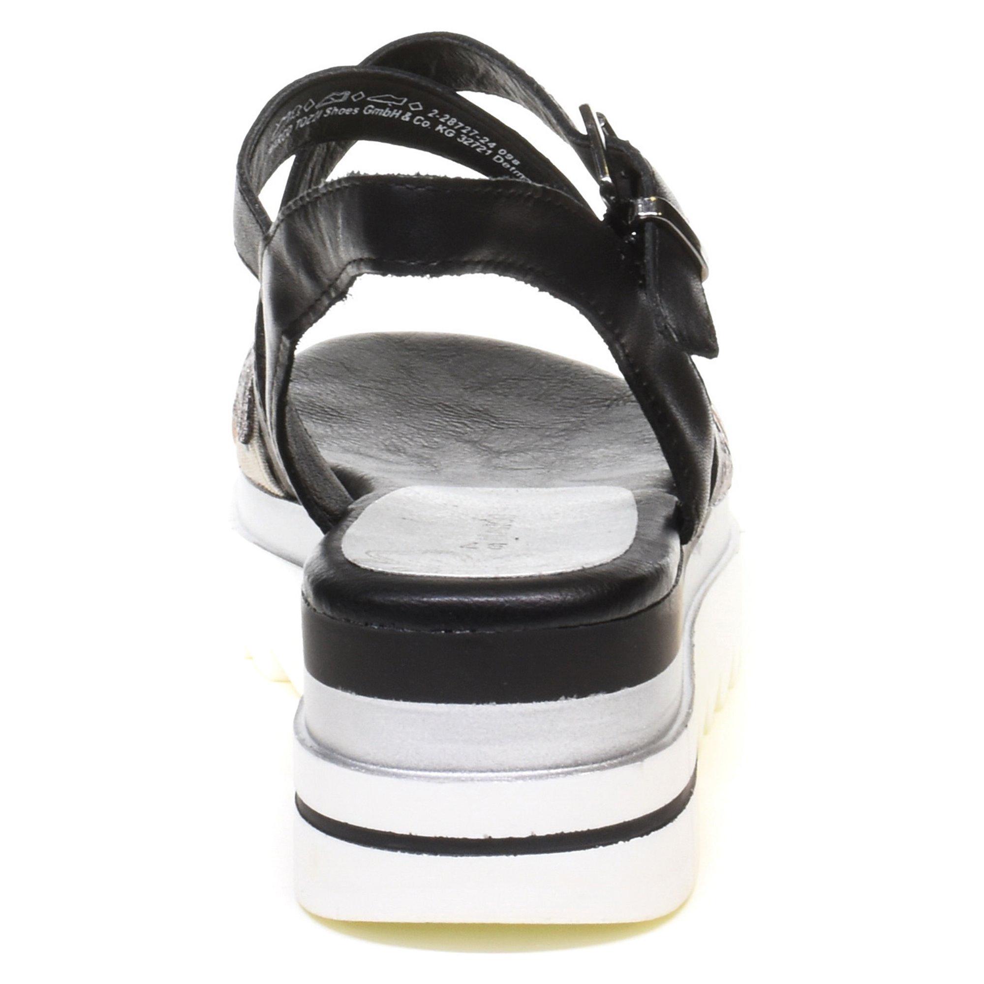 Сандалии женские Marco Tozzi р. 40 Черный/Серебряный (069916-40) - фото 10