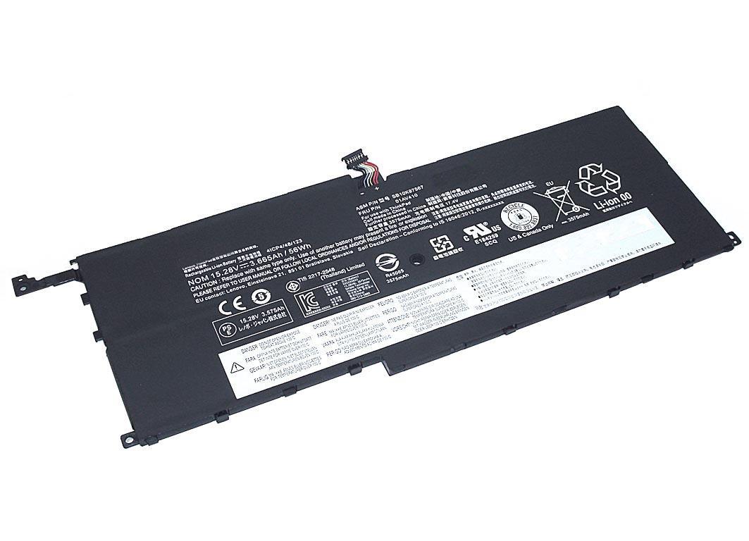 Аккумулятор для ноутбука Lenovo 00HW028 ThinkPad X1 Carbon 2016 15,2 V 3290 mAh (065167)