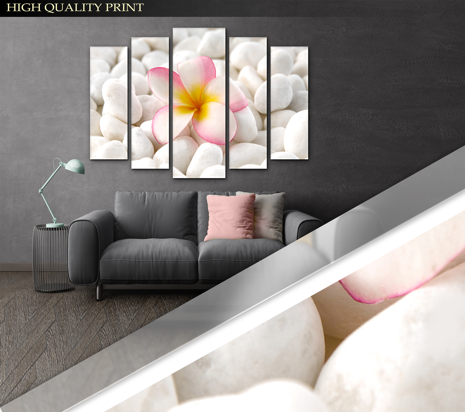 Картина модульная Цветок 99х140 см (Art-294_5) - фото 3 Картина модульная Цветок 99х140 см (Art-294_5) - фото 3