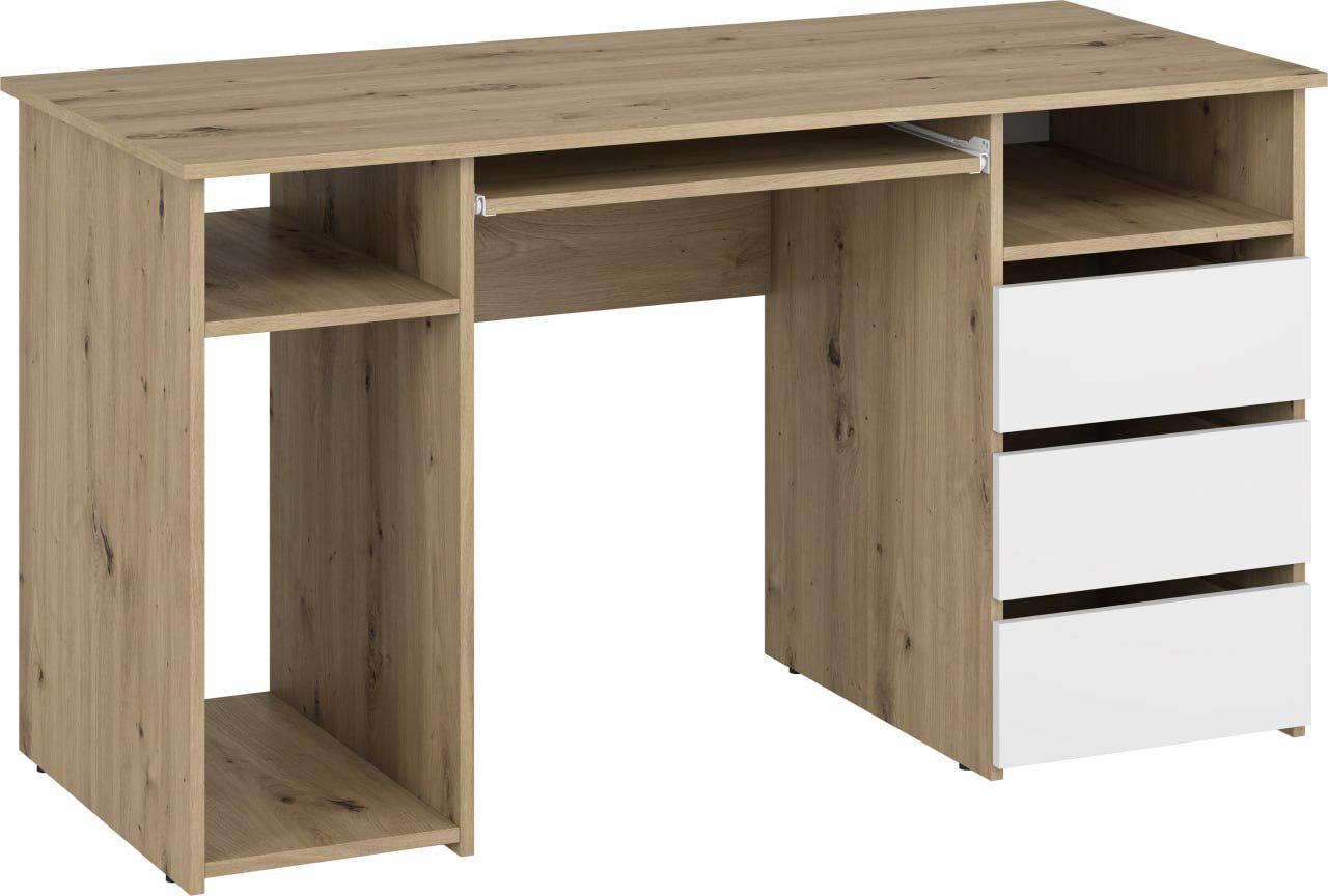 Стол компьютерный/письменный Win Мебель Ричмонд Нимфея Альба/Дуб Артизан (27919080) - фото 2