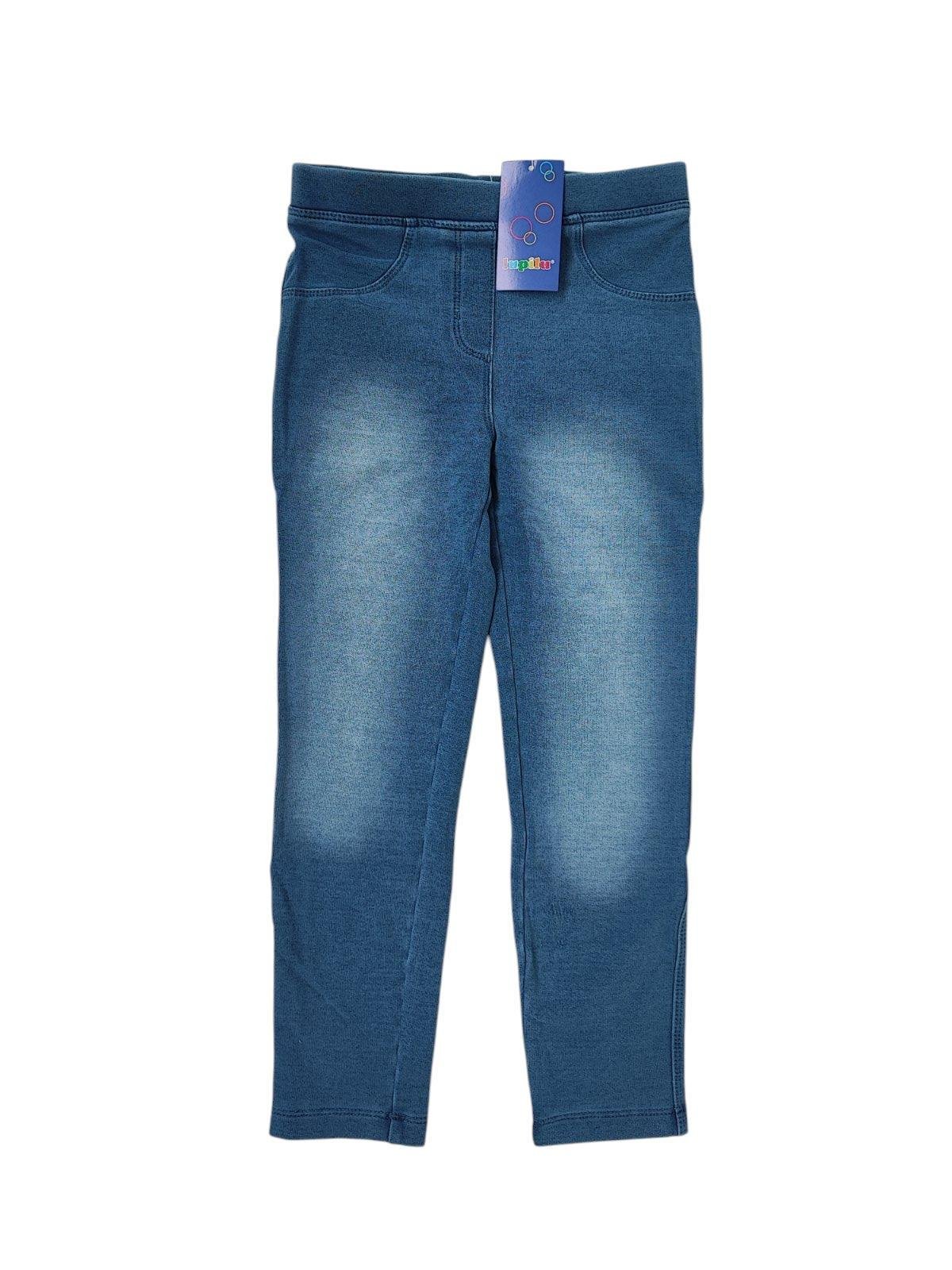 Джеггінси дитячі для дівчинки Lupilu 110-116 см Синій (0370C)