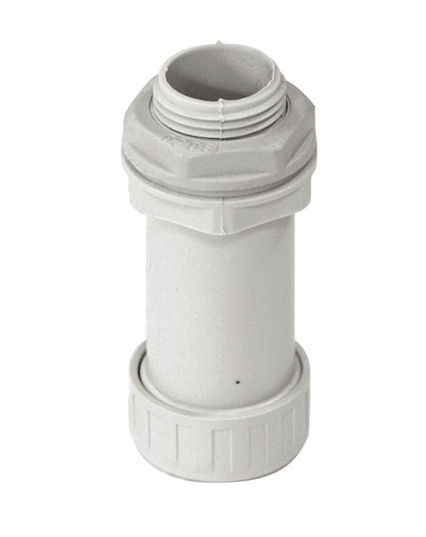 Муфта IEK труба-коробка BS16 IP65 d 16 мм Сірий (28333704)