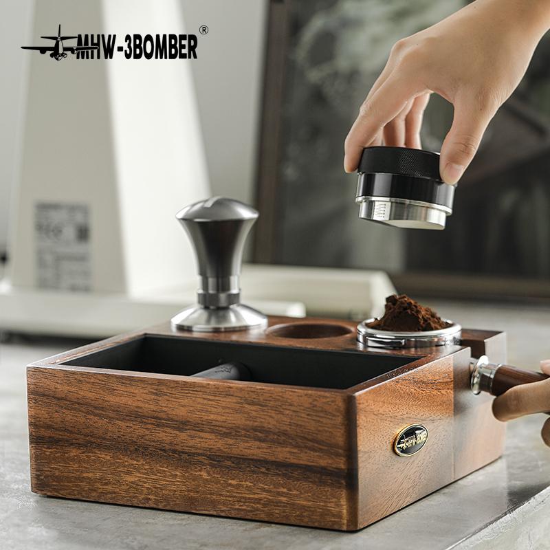Універсальна станція MHW-3BOMBER для темперування кави з нокбоксом дерев'яна 51-54 мм Бук (CH5454) - фото 4 Універсальна станція MHW-3BOMBER для темперування кави з нокбоксом дерев'яна 51-54 мм Бук (CH5454) - фото 4
