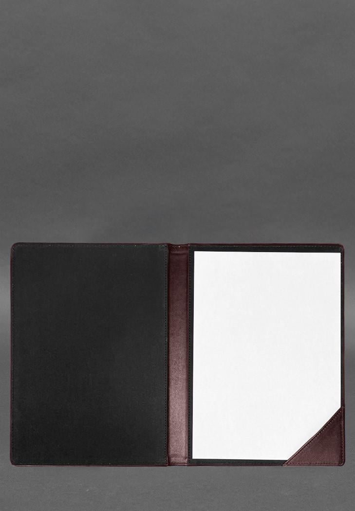 Папка кожаная для документов на подпись Бордовый (A-027910) - фото 5 Папка кожаная для документов на подпись Бордовый (A-027910) - фото 5