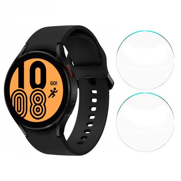 Защитное стекло Watchbands для Samsung Galaxy Watch 4 44 мм 2 шт. Black (WB000444BLACK-2) Защитное стекло Watchbands для Samsung Galaxy Watch 4 44 мм 2 шт. Black (WB000444BLACK-2)