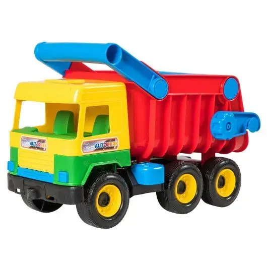 Игрушечная машинка самосвал Tigres Middle Truck 38 см Желто-красный (150-98-39222.3)