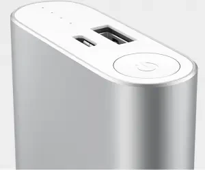 Повербанк MI 10400 мАч для смартфонов и планшетов Серебристый (2173) - фото 3