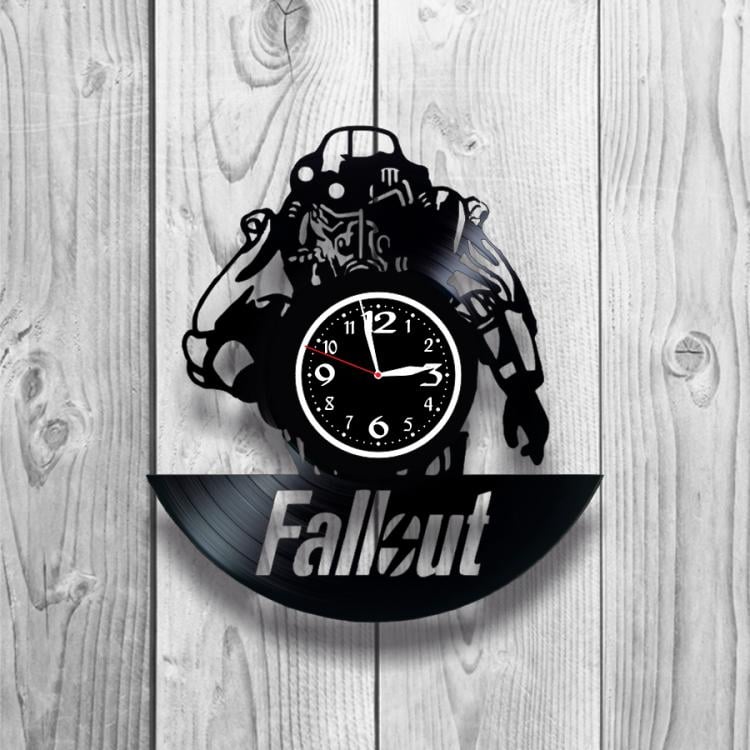 Часы настенные Fallout 0331 из виниловой пластинки
