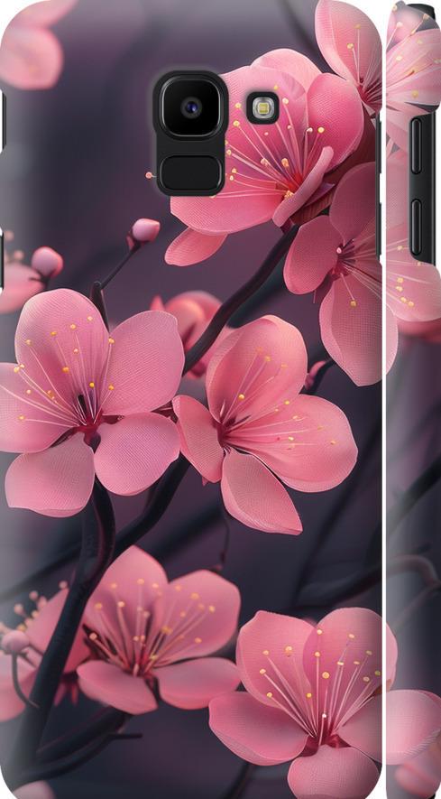 Чехол на Samsung Galaxy J6 2018 Пурпурная сакура (6075m-1486-42517)