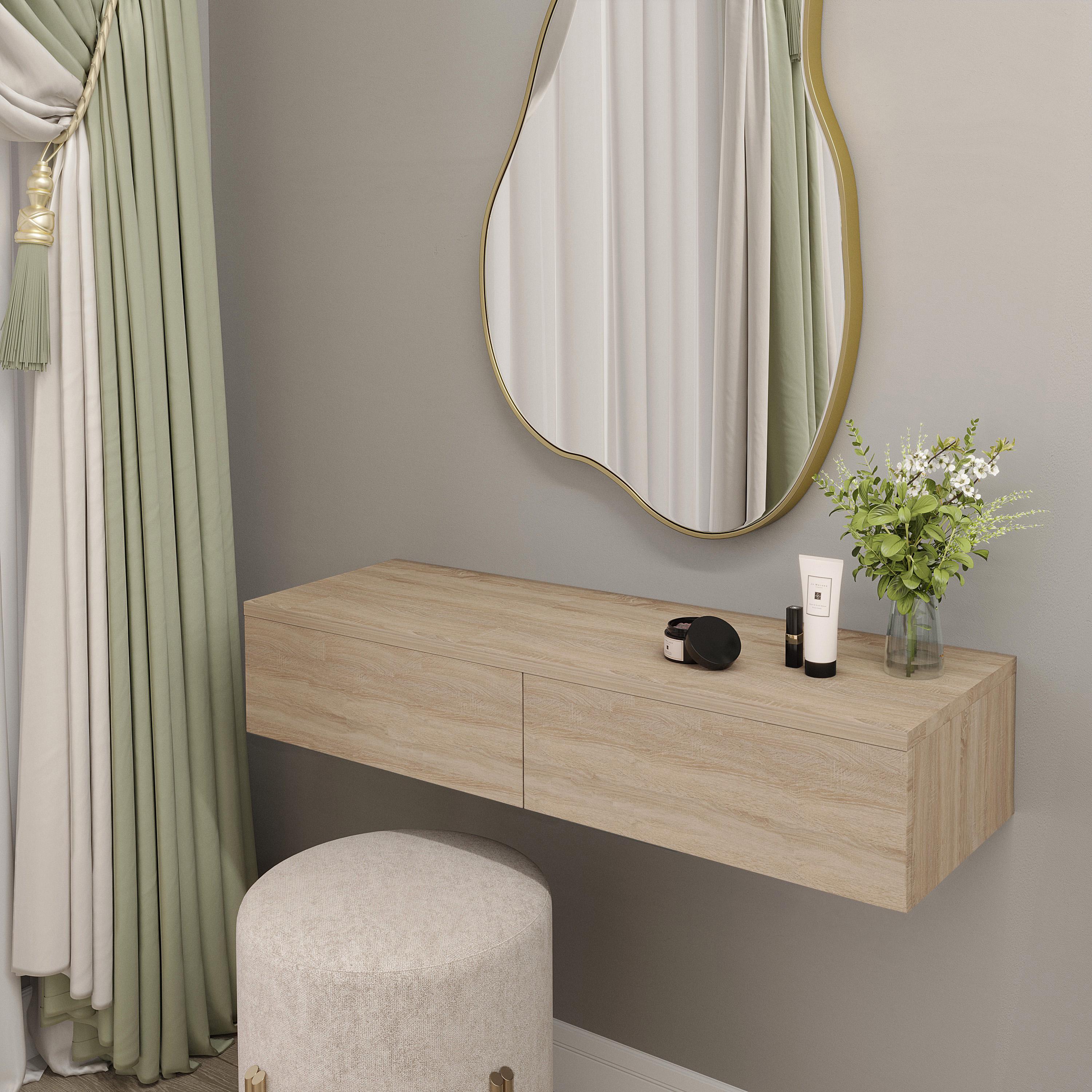 Підвісний туалетний стіл T-226 1000x185x310 мм Дуб сонома - фото 1