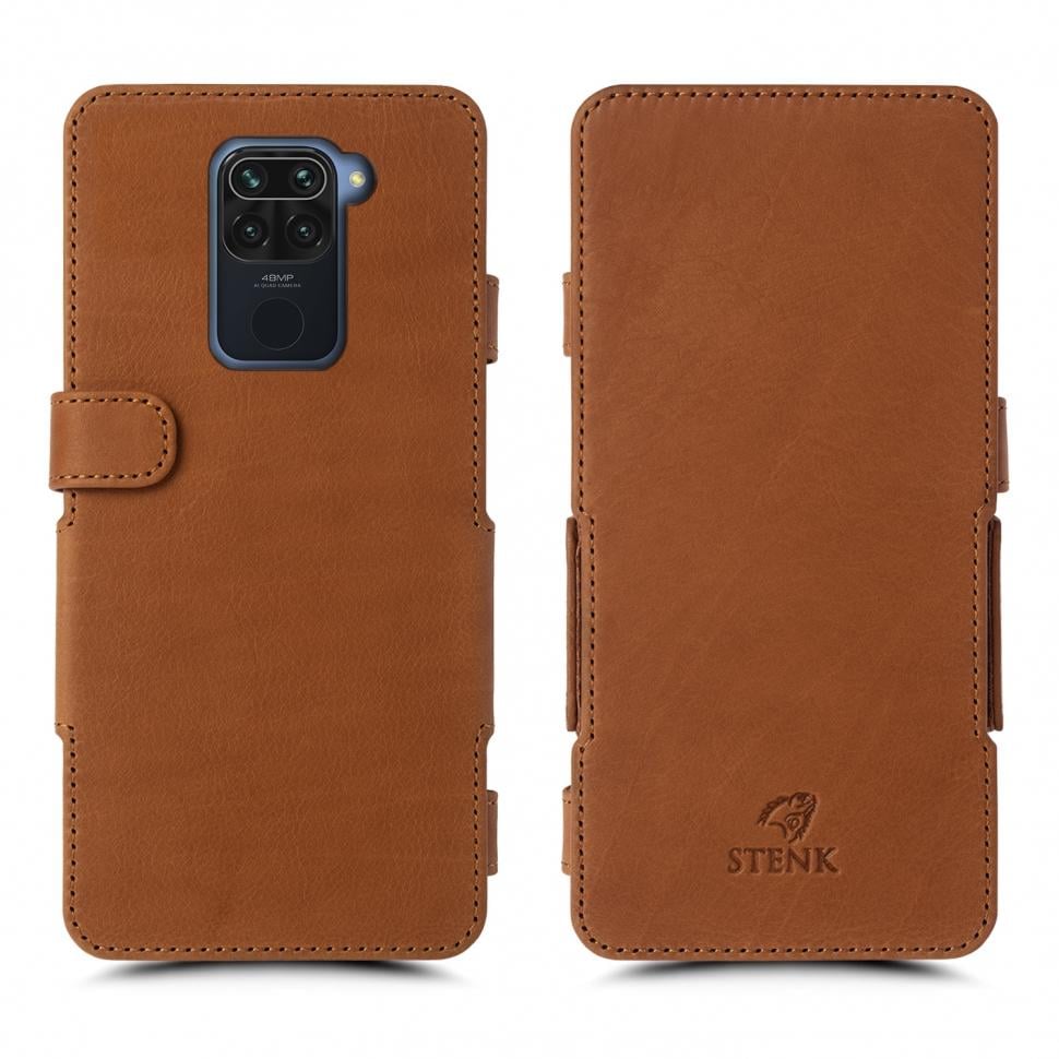 Чехол книжка Stenk Prime для Xiaomi Redmi Note 9 Camel (66897)