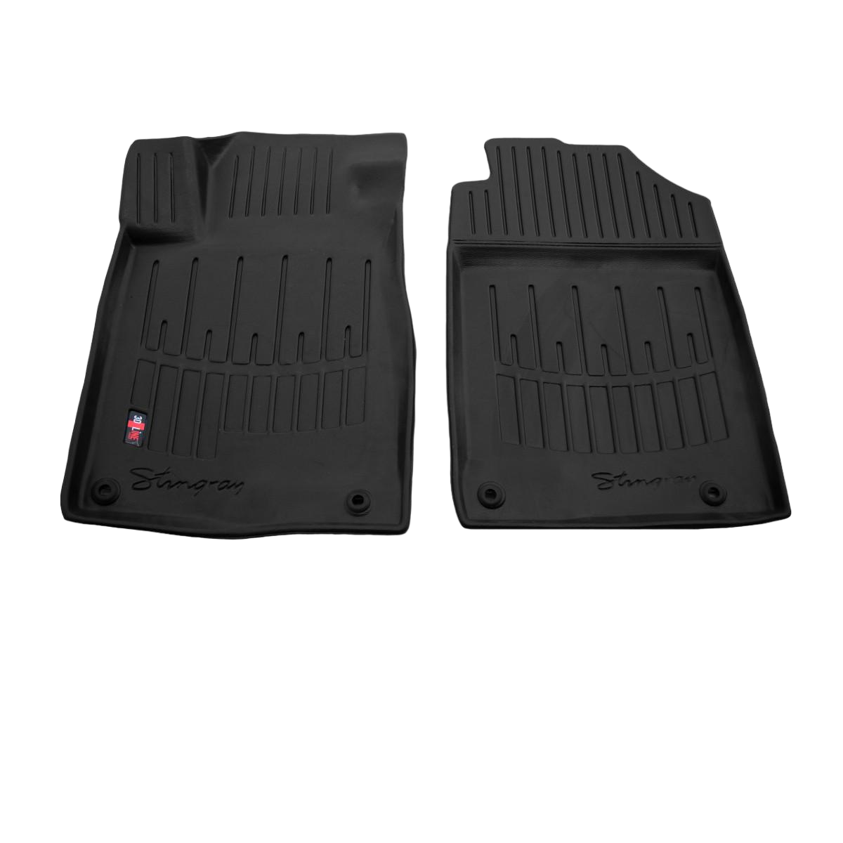Коврики резиновые Stingray Honda CR-V 2012-2016 с бортом ТЕП 2 шт. Черный (5008022)