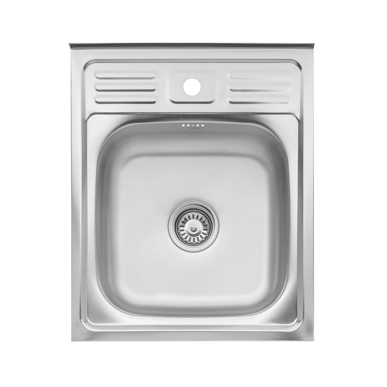 Мойка для кухни накладна Kroner KRP Satin 6050 0,6 мм