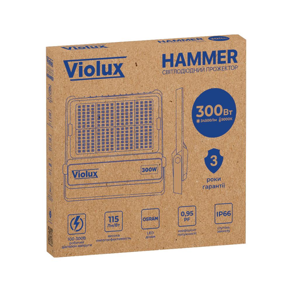 LED-прожектор Violux HAMMER 300W 5000K 34500 Lm IP66 (430272) - фото 4 LED-прожектор Violux HAMMER 300W 5000K 34500 Lm IP66 (430272) - фото 4