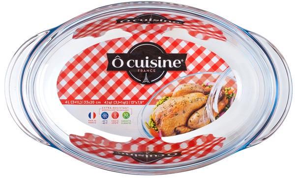 Каструля овальна для запікання O Cuisine PYREX 3 л (459AC00/1643) - фото 3