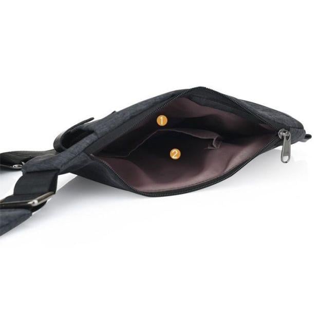 Сумка Cross Body мессенджер из ткани Черный - фото 19 Сумка Cross Body мессенджер из ткани Черный - фото 19