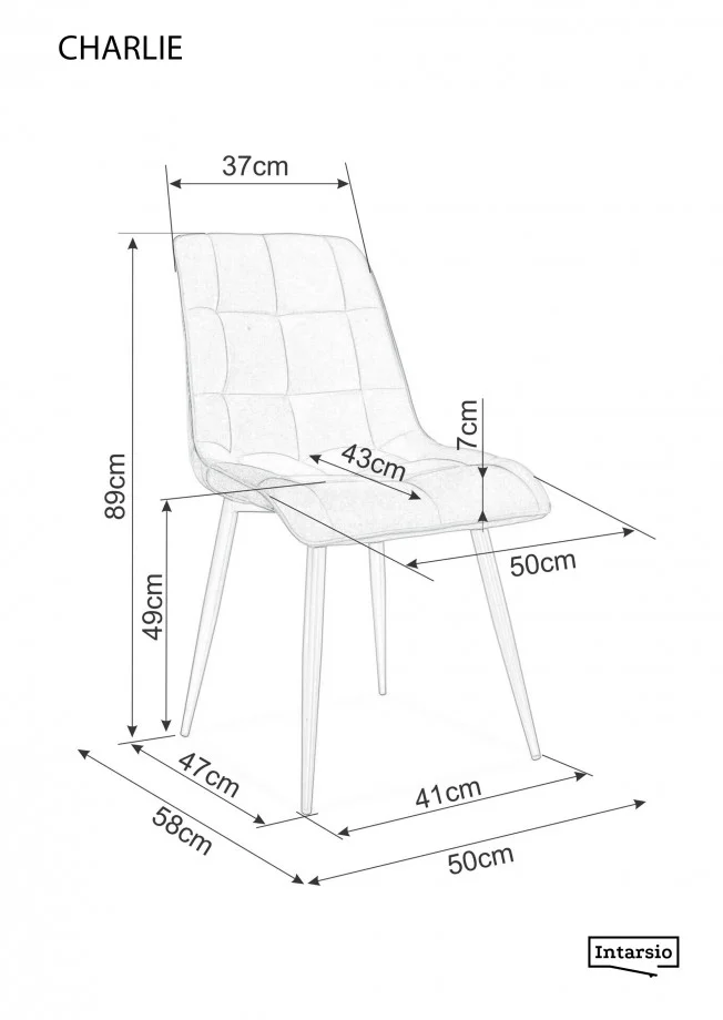 Стул Intarsio Charlie Зеленый (CHARLIECDBL78) - фото 10 Стул Intarsio Charlie Зеленый (CHARLIECDBL78) - фото 10