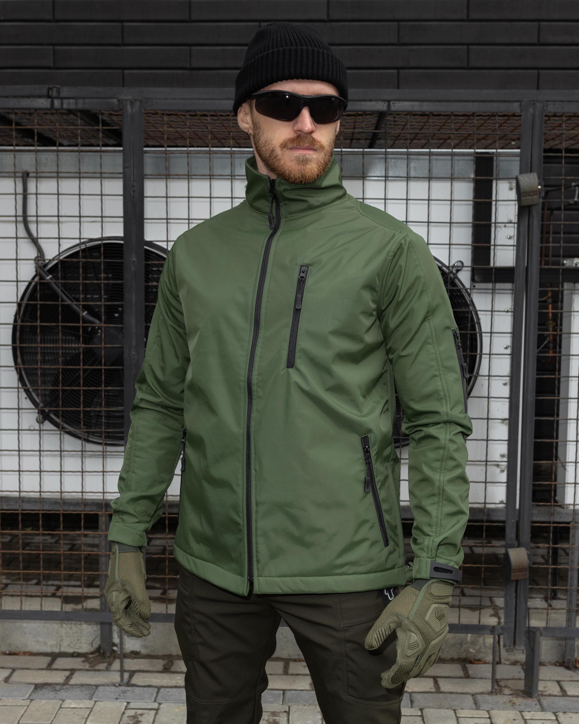 Куртка Softshell Bezet Basic L Хаки - фото 3 Куртка Softshell Bezet Basic L Хаки - фото 3