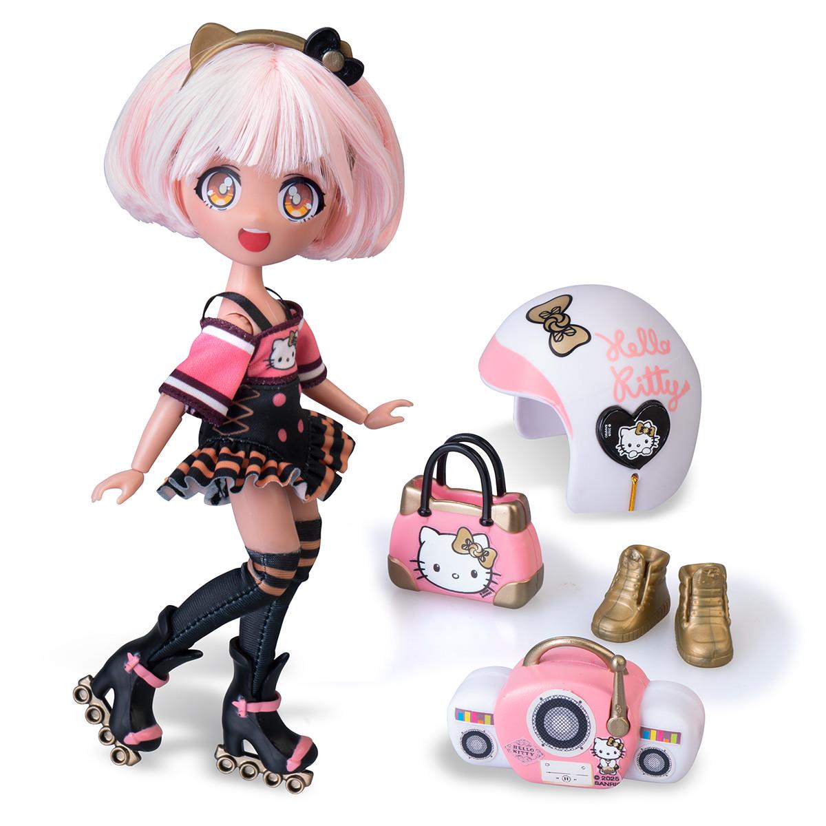 Игровой набор Hello Kitty 4SF Manga Dolls Золотая Роллер Дева (2733698152)