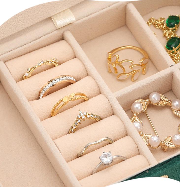 Органайзер для біжутерії та прикрас 15024 5х10,5х15,5 см Зелений (5002602) - фото 5 Органайзер для біжутерії та прикрас 15024 5х10,5х15,5 см Зелений (5002602) - фото 5