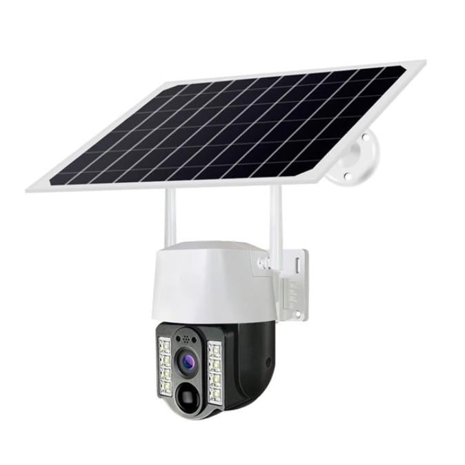 Камера видеонаблюдения Rias VC3 IP Wi-Fi 2MP 4G уличная с солнечной панелью White (3_03783)