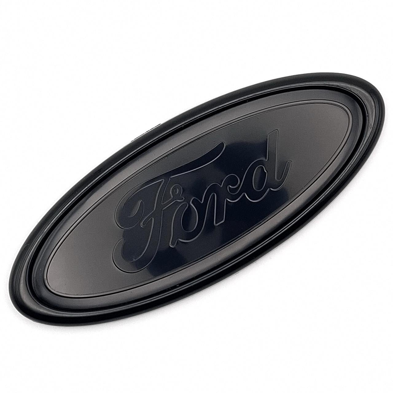 Емблема Ford 114х45 мм Чорний глянцевий (2806238244)