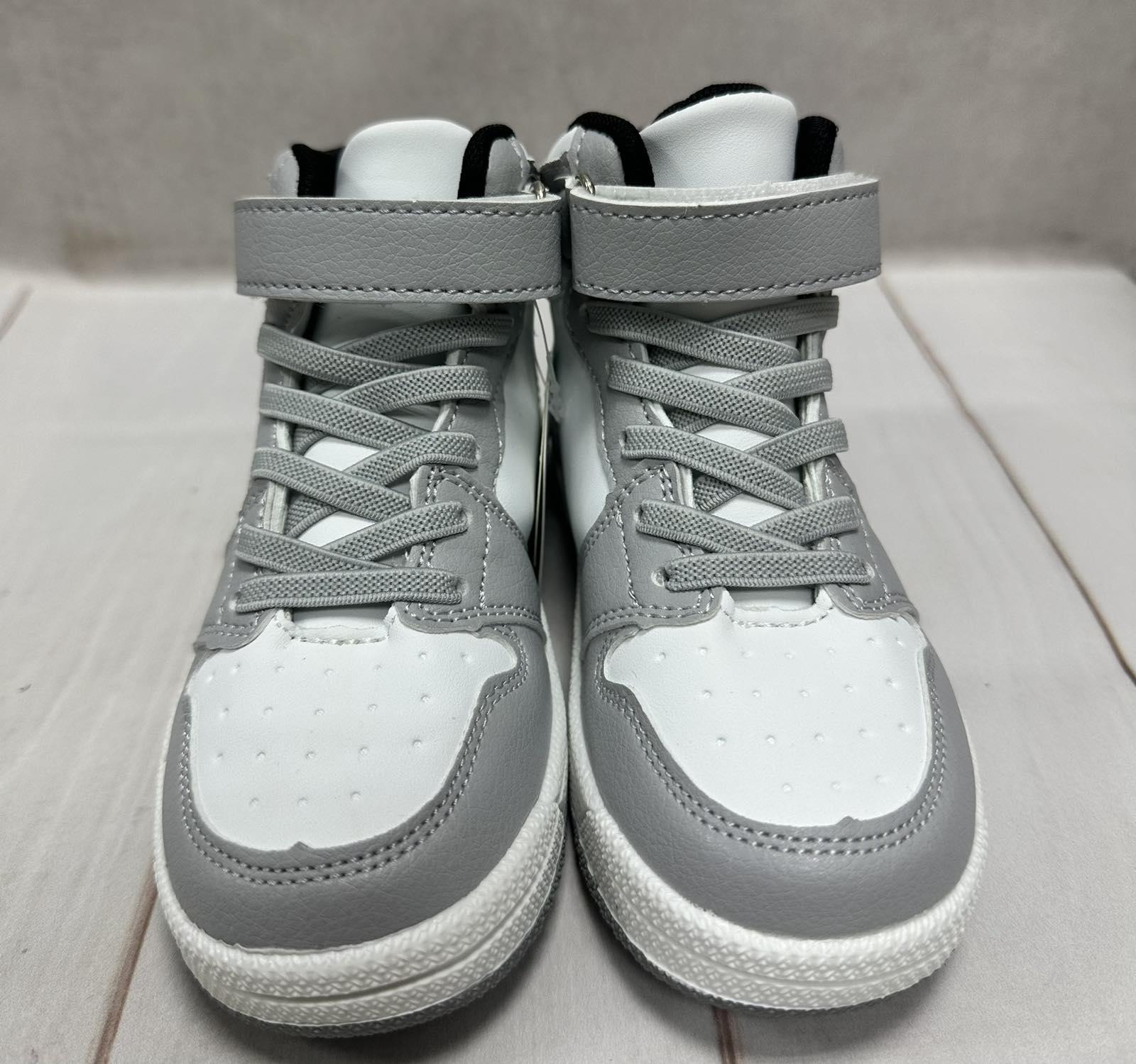 Кросівки-хайтопи дитячі Kimbo air р. 28 17,5 см Білий/Сірий - фото 3