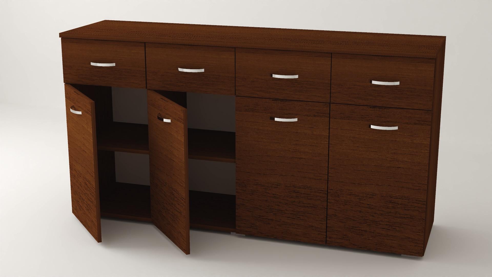 Комод Алекса ВК-12 175х45х90 см Орех лесной