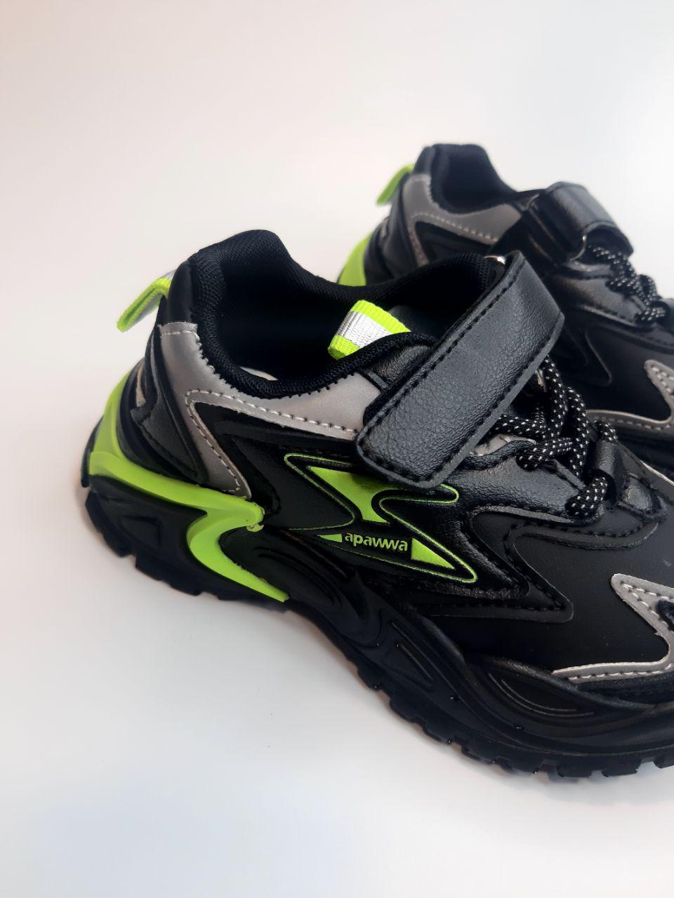 Кросівки для хлопчика Apawwa р. 27 Чорний (224 ZC bl-gr) - фото 2 Кросівки для хлопчика Apawwa р. 27 Чорний (224 ZC bl-gr) - фото 2