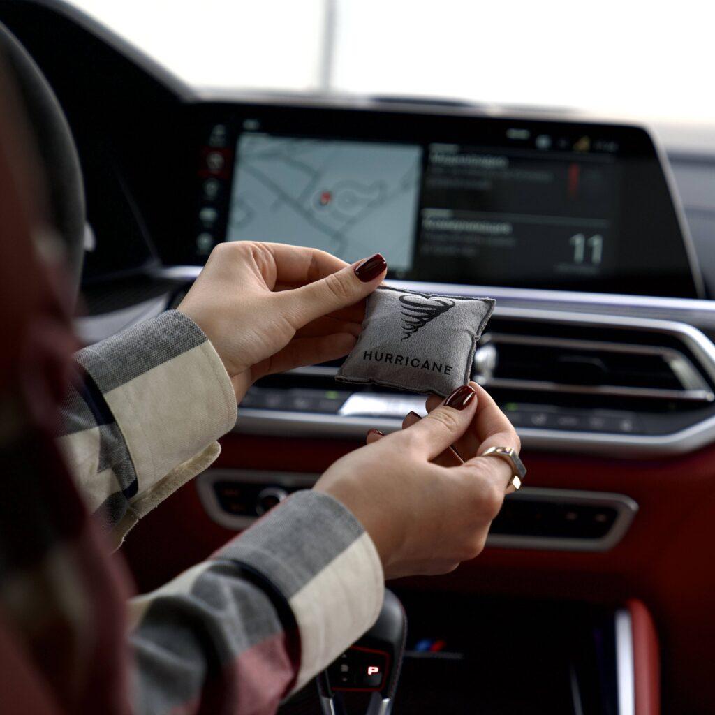 Ароматизатор HURRICANE GRAY STANDART классический аромат с нотами лимона бергамота ириса и сандала - фото 2