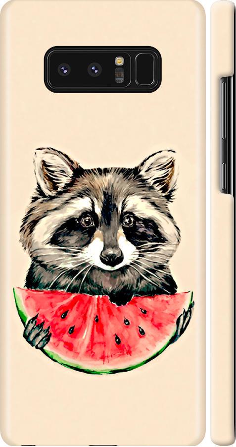 Чехол на Samsung Galaxy Note 8 Енотик с арбузом (4605m-1020-42517) Чехол на Samsung Galaxy Note 8 Енотик с арбузом (4605m-1020-42517)