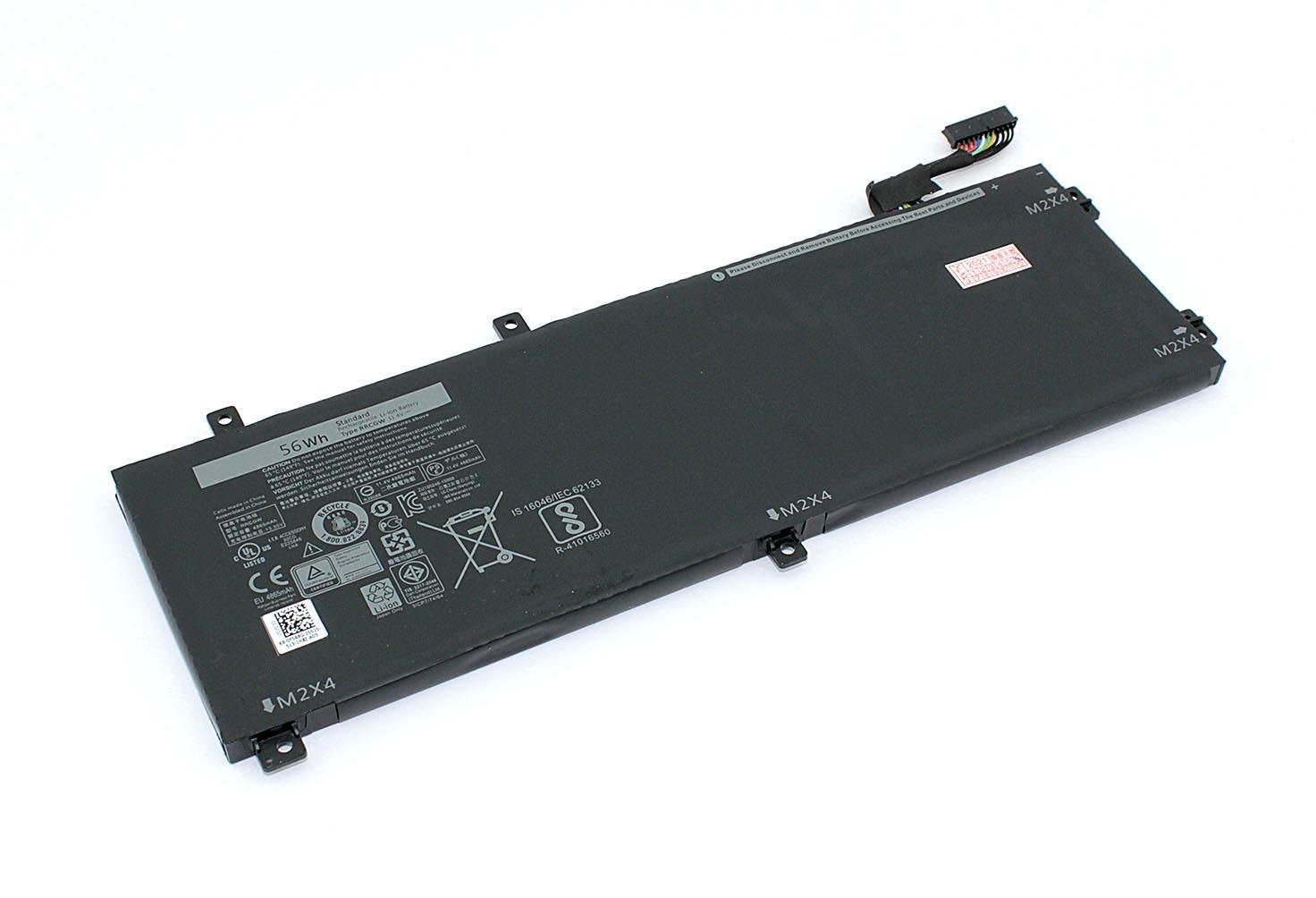 Акумулятор для ноутбука Dell RRCGW XPS 15 9550 11,4 V 4865 mAh