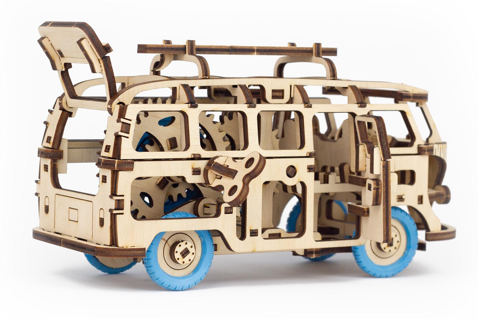 Конструктор механічний 3D Time for Machine Dream van автомобіль Блакитний (T4M380301BL) - фото 5 Конструктор механічний 3D Time for Machine Dream van автомобіль Блакитний (T4M380301BL) - фото 5
